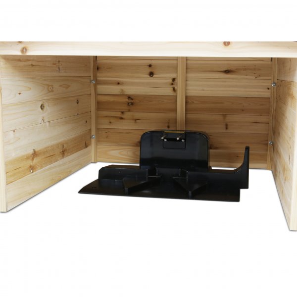 Hus/garage till robotgrsklippare - 87x80cm
