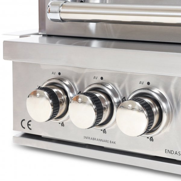 Inbyggnadsgrill gasol för utekök | Rostfri | Chicago Inbyggnadsgrill gasol för utekök | Rostfri | Chicago