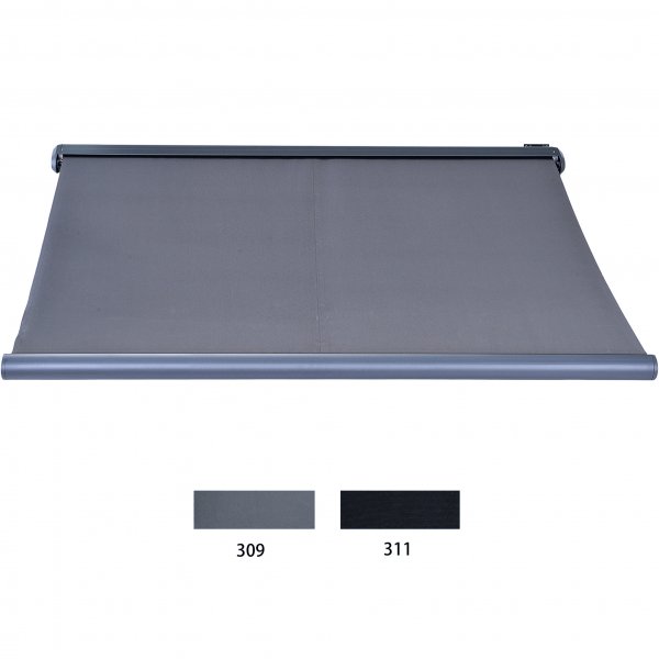 Terrassmarkis helkassett 5x3m | Motor & fjrrkontroll | Metalcraft