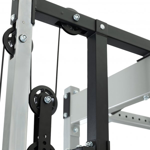 Skivstångsställning med träningsbänk Skivstångsställning med träningsbänk