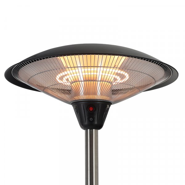 Terrassvärmare med fjärrkontroll | 2100W | Golvstående Terrassvärmare med fjärrkontroll | 2100W | Golvstående