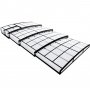 Pooltak 4x8m | Utan skenor | UV-skydd | Flexibel drr