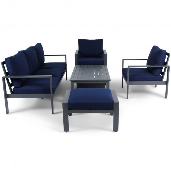 Premium loungegrupp i underhållsfritt aluminium | Hamnviken Premium loungegrupp i underhållsfritt aluminium | Hamnviken