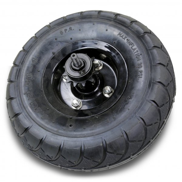 Bakhjul till Mini BMX svart/svart Bakhjul till Mini BMX svart/svart