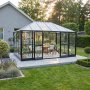 1 Gazebo 12 m² | 4 mm säkerhetsglas | Hållbar och stilren konstruktion