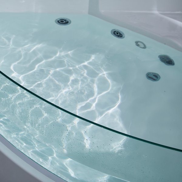 Bubbelbadkar hörn med underhållsvärme | 150x150cm | BK-058 Bubbelbadkar hörn med underhållsvärme | 150x150cm | BK-058