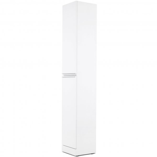 Högskåp badrum 180x30cm | Fyra hyllplan | Golvstående | Vit Högskåp badrum 180x30cm | Fyra hyllplan | Golvstående | Vit