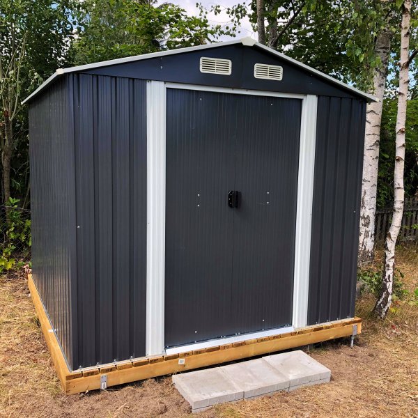 Trädgårdsskjul | Hög nockhöjd | Dubbeldörr | Färdig byggsats Trädgårdsskjul | Hög nockhöjd | Dubbeldörr | Färdig byggsats