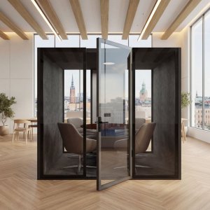 Telefonbås/Mötesbås | 2,5x2 m | Ljudisolerat -30dB Telefonbås/Mötesbås | 2,5x2 m | Ljudisolerat -30dB