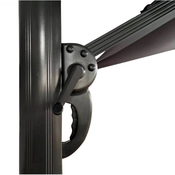 Parasoll 3x3 m| 360 Rotation | UV-skydd | Beige | Metalcraft