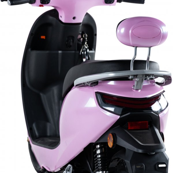 Elmoped 2000 W 1,56 kWh LG litiumbatteri - Rosa Elmoped 2000 W 1,56 kWh LG litiumbatteri - Rosa