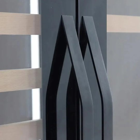 Stor vinkyl fr 60 flaskor och 218 burkar | Exklusiv design med dubbla temperaturzoner | 365 L