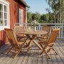 F�llbar teakstol | Klassisk utestol i h�llbart teaktr� | Sol�