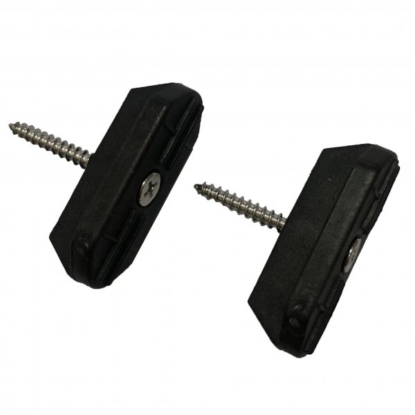 Skruvar och fästen för montering av komposittrall Skruvar och fästen för montering av komposittrall