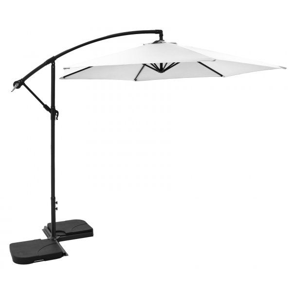 Hngparasoll Mallorca vit  350 cm