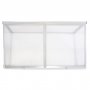 Minivxthus 108x56cm | Kanalplast | Aluminiumram