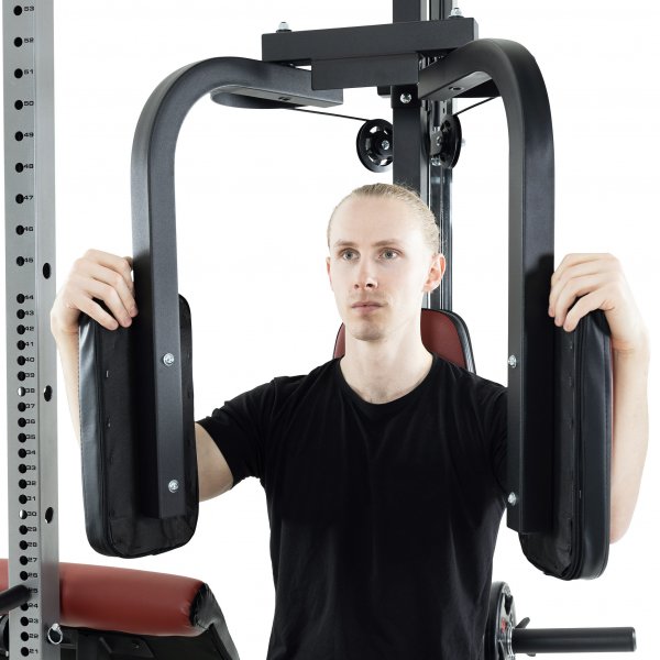 Skivstångsställning med träningsbänk Skivstångsställning med träningsbänk