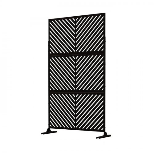 Insynsskydd | Inredningsskärm | 120x184 | Svart