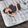 Uppblsbar madrass | Inbyggd pump | Tritech Airbed Queen Fashion Flock