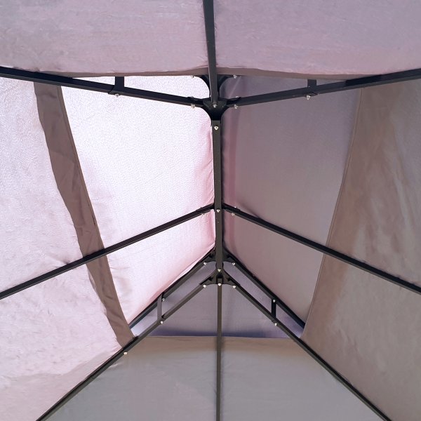 Paviljong 4x3 m inkl. paviljongväggar Paviljong 4x3 m inkl. paviljongväggar