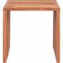 Salt sidobord Teak 40 x 40 cm