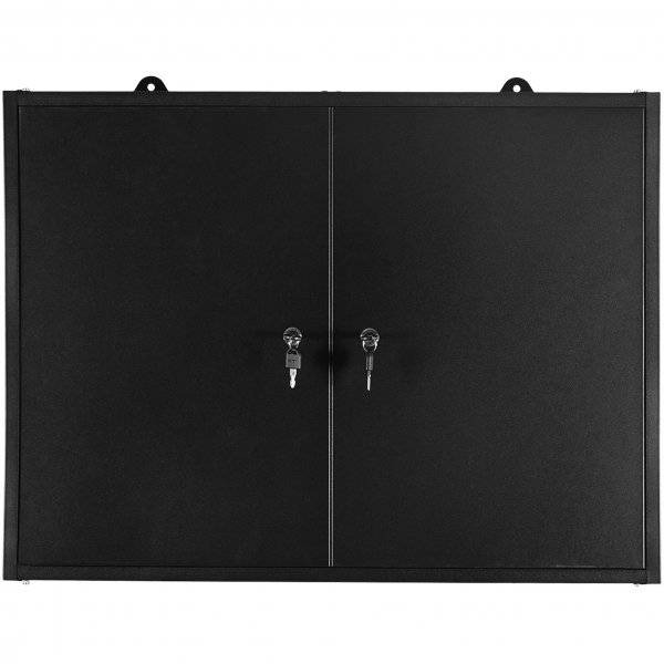 Lagerhylla med skåp och rullvagn Lagerhylla med skåp och rullvagn