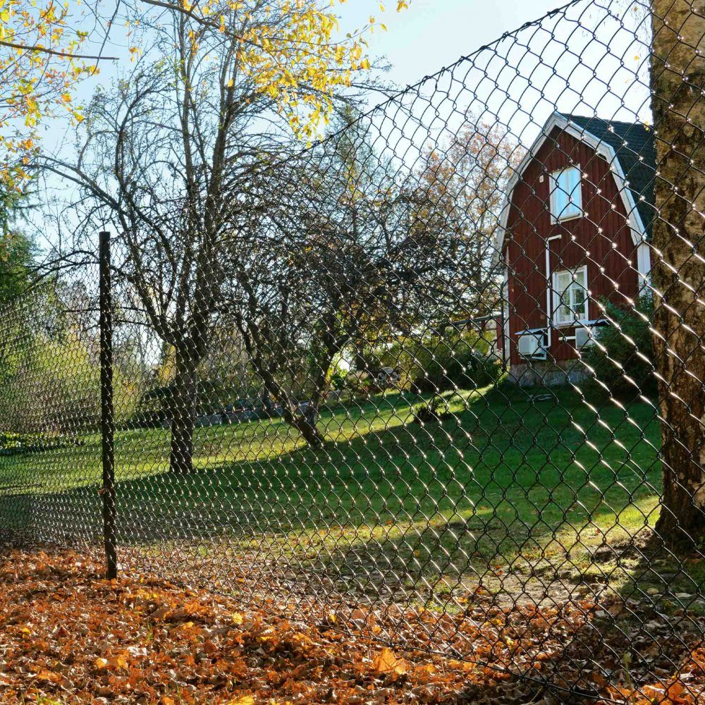 Villastängsel 120cm högt | 25 meter | Komplett paket | Komplett villastängsel-paket 25 m