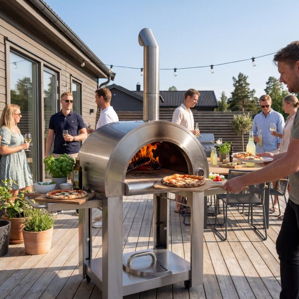 Vedeldad pizzaugn f�r hemmabruk | Milano