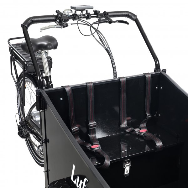 Eldriven cargobike | 250W - 16Ah | 6 växlar | LG-batteri - Pro Eldriven cargobike | 250W - 16Ah | 6 växlar | LG-batteri - Pro