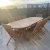 Utdragbart matbord i teak 180240 cm med butterfly-funktion | Salt