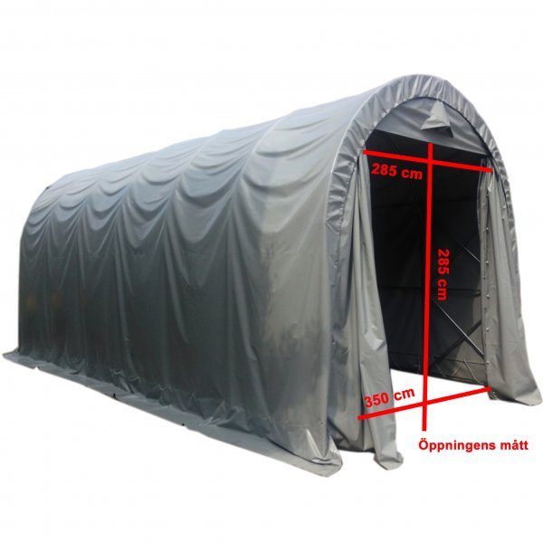 Garagetält 3,5x7,5m | 26,2m² för husbil, husvagn & båt Garagetält 3,5x7,5m | 26,2m² för husbil, husvagn & båt