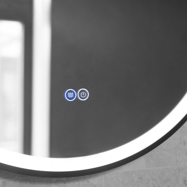 Rund spegel med hängrem | LED-belysning & anti-fog-funktion Rund spegel med hängrem | LED-belysning & anti-fog-funktion