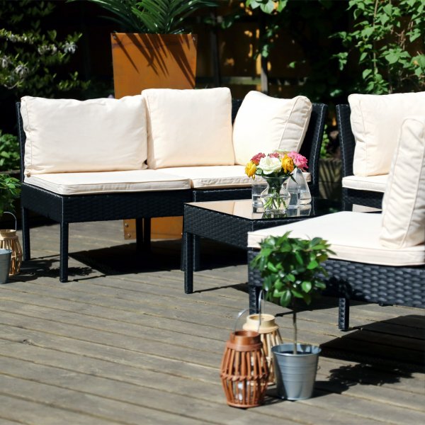 Hörnsoffa utemöbler i konstrotting | Lyfco Grebbestad Hörnsoffa utemöbler i konstrotting | Lyfco Grebbestad