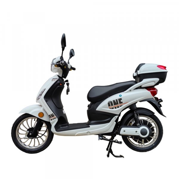 Elmoped 500W | 48V 20Ah batteri | Upp till 45 km rckvidd | Moped klass 2 | Tyst & kompakt fr stadskrning