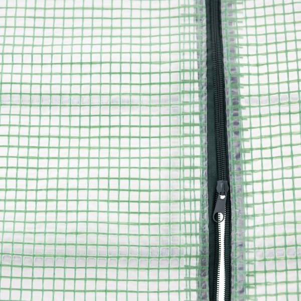 Plastv�xthus 1,6m� | St�lram med PE-plast�verdrag