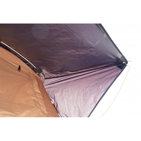 Takt�lt Softshell 240�160 cm | 10 000 mm vattent�tt | Madrass & stege ing�r | Trekkrunner