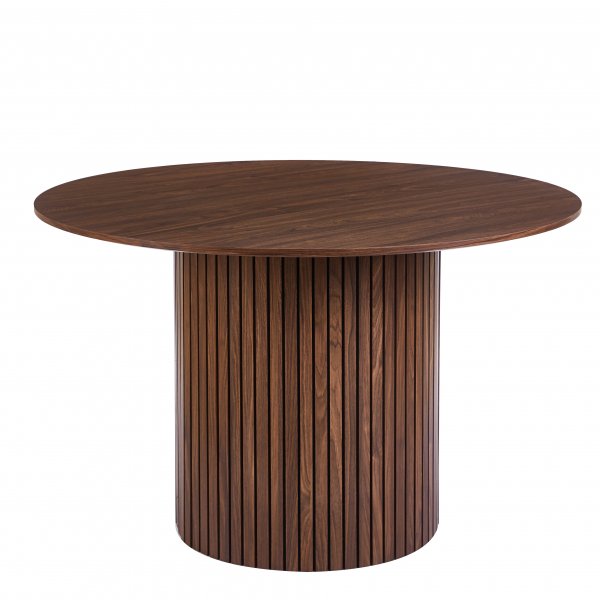 Runt matbord 120 cm i valn�t med plats f�r 4�5 personer | Ludvig