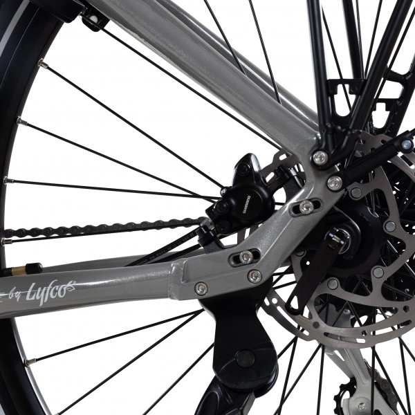 Elcykel Dam 28\\\" | 250W mittmotor | 8 vxlar | Lyfco Elise