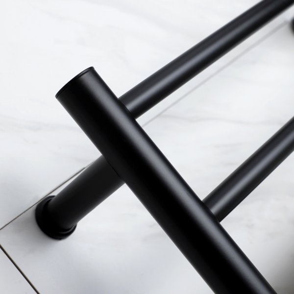 Elektrisk handdukstork 52x78x12,5cm | Svart Elektrisk handdukstork 52x78x12,5cm | Svart