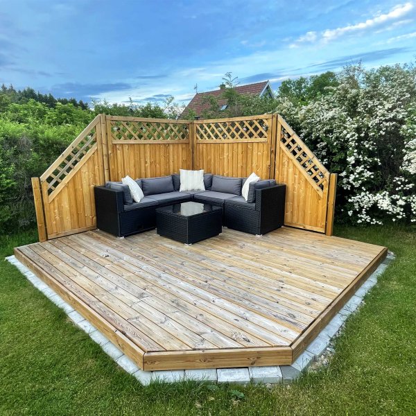 Loungeset utembler | Inbyggd frvaring | Konstrotting | Lyfco Olofsbo