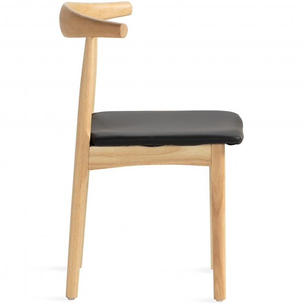 Matstol i robust trä/PU-läder | 2-pack | Gillstad Matstol i robust trä/PU-läder | 2-pack | Gillstad
