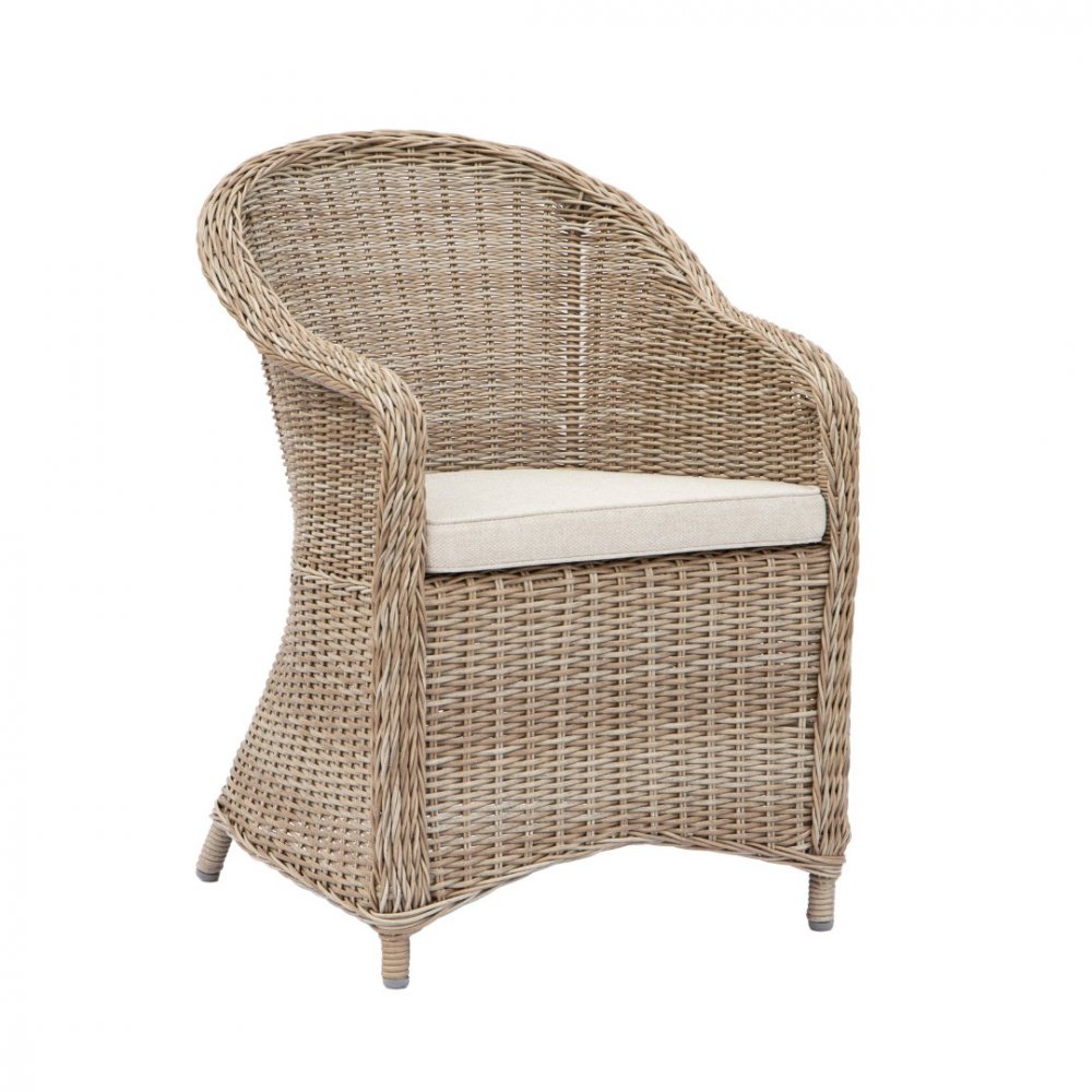 fåtölj 2-pack i konstrotting  natur  59×69×85 cm  metallstomme  mercury