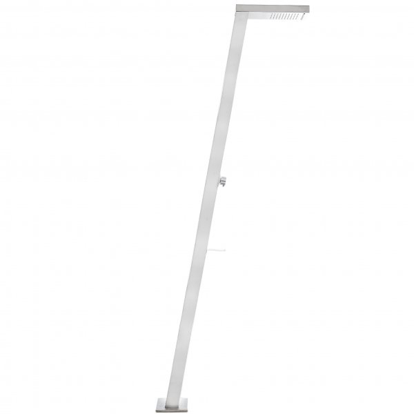 Utedusch med toppdusch & regndusch | Borstat rostfritt stål Utedusch med toppdusch & regndusch | Borstat rostfritt stål