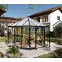 Gazebo 12,7m | Stort premiumvxthus| Stormgaranti | 4 mm skerhetsglas