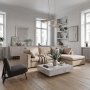Moby divansoffa m�rkbeige | Lyxig soffa med v�ndbar divan och pocketfj�drar