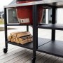 Utek�k Kamadogrill AU-21 (47 cm) � Vinr�d | Keramisk grill med integrerad arbetsstation