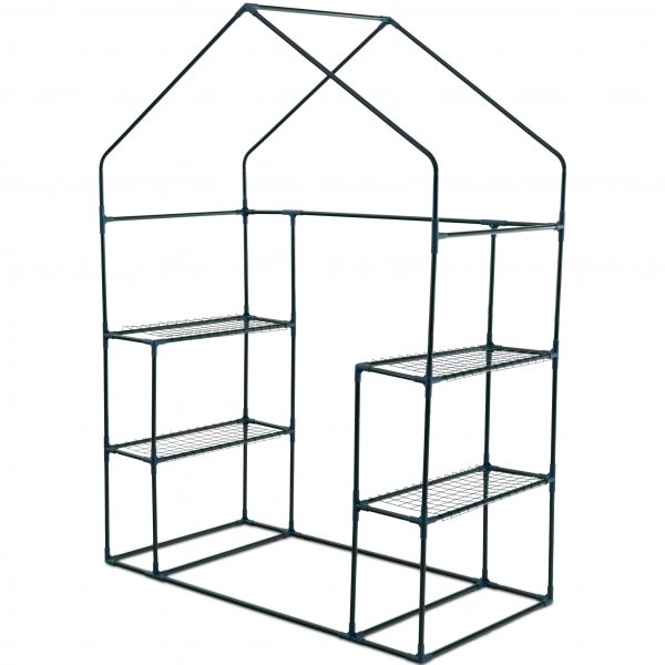 Litet plastvxthus 1m | Stlram med PVC-verdrag