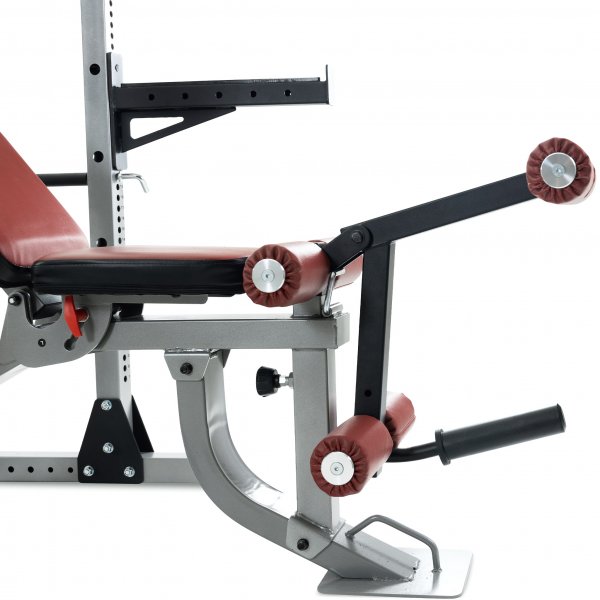 Skivstångsställning med träningsbänk Skivstångsställning med träningsbänk