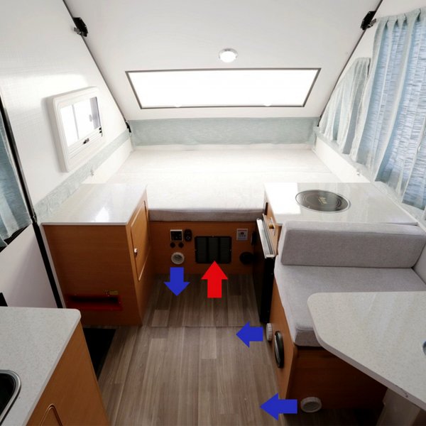 Integrerad AC till husbil/husvagn | 2640W