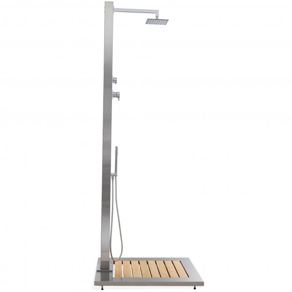 Utedusch med st�llbart duschhuvud | Rostfritt st�l